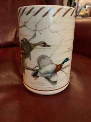 Lenox Riverwood MALLARD Duck Accent Coffee Tea Mug Signed by Catherine McClurg 2