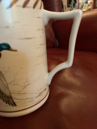 Lenox Riverwood MALLARD Duck Accent Coffee Tea Mug Signed by Catherine McClurg 4