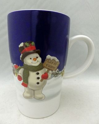 Lenox Holiday - Snowman 16 Ounce Magic Mug,  Heat Changing Image - 884419,  Nib