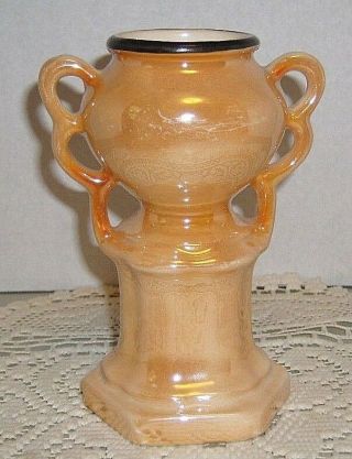Antique/vintage Czech Art Deco Luster - Ware Vase