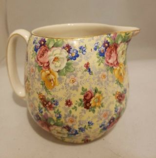Vintage England Lord Nelson Ware Chintz Pitcher