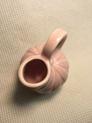 Shawnee Pottery Miniatures Jug,  Pink 4