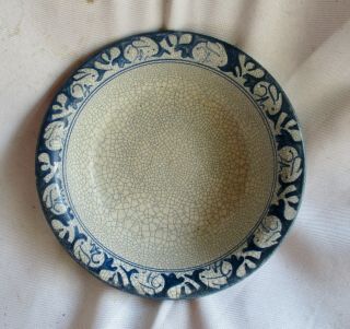Antique Dedham Pottery Arts & Crafts Era 7.  5 " Flare Rim Bowl: Special