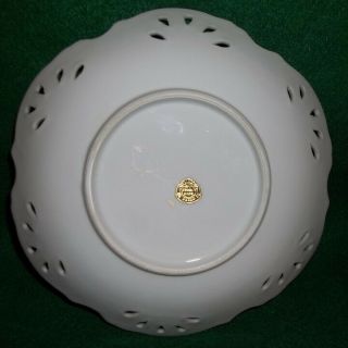 Vintage Trimont Ware Floral Rose Porcelain Bowl Lusterware w/ Gold Trim Japan 4