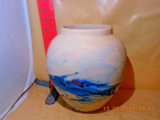 Nemadji Pottery Indian River Large Pot Or Vase - No Damage
