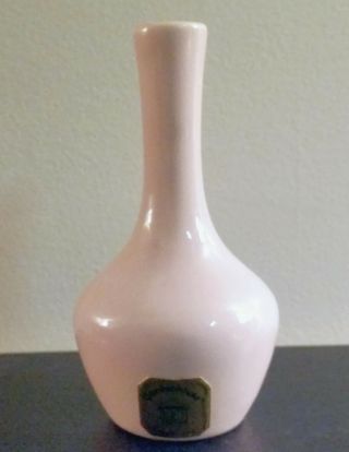 Royal Haeger Gardenhouse Bud Vase Pastel Pink Rose 5.  25 " Tall With Foil Tag Euc