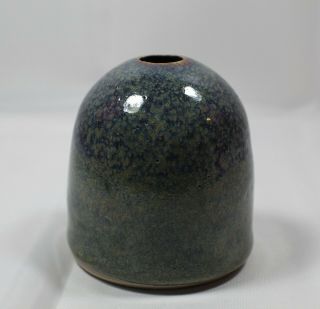 Studio Art Pottery Vase With Unknown Makers Mark