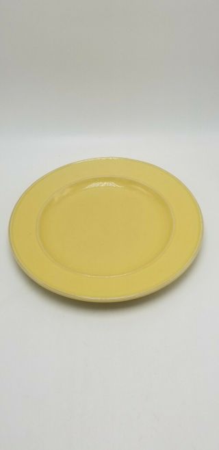 Food Network " Fontina Yellow " 9 1/8 Inch Salad Plate