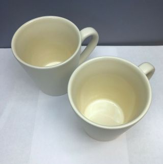 Set of 2 Cream Matte Glazed Ceramic Tea Mugs by Nigella Lawson Living Kitchen 4