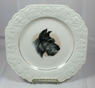 Vintage Lord Nelson Pottery England Scottish Terrier Display Plate