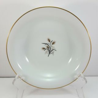 Noritake Wheatcroft 5852 Coupe Soup Bowl 7.  5 " White And Gold Cereal