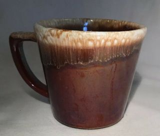 Vintage Mccoy Brown Drip Coffee Mug Cup Made In Usa