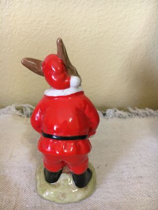 Vintage Royal Doulton Bunnykins SANTA - HAPPY CHRISTMAS Figurine B.  Potter 1981 2