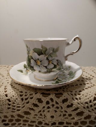 1 Dogwood Cup And Saucer Paragon Fine China