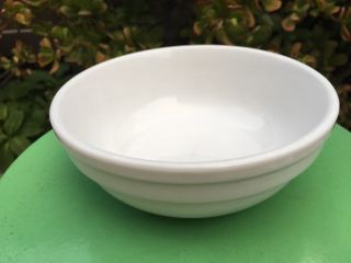 Crate & Barrel Culinary Arts Porcelain Cafeware Ii White Soup Cereal Bowl 6 3/4 "