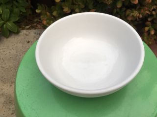 Crate & Barrel Culinary Arts Porcelain Cafeware II White SOUP CEREAL BOWL 6 3/4 