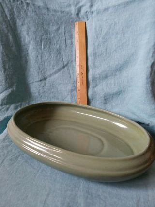 Vintage Abingdon Pottery Shallow Oval Planter Bowl