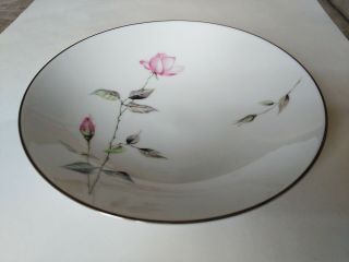 Coupe Soup Bowl In Dawn Rose Style House Fine China Vintage Japan Silver