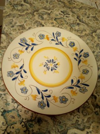 Gorgeous Stangl Pottery Fairlawn Hand - Painted Dinner Plate