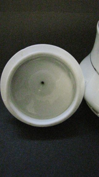 Fine China Pearl Liling White/Silver Floral Sugar Bowl 5