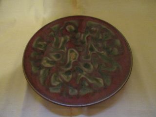 Don Drumm Studios & Gallery Pottery Stoneware 11 1/2 " Plate,  Signed Ray