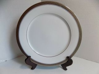 Noritake Crestwood Platinum Dinner Plate,  4166,  Philippines