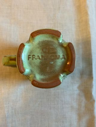 Vintage FRANKOMA Pottery Road Runner Mug C1 Desert Gold 5