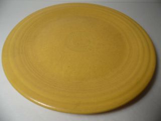 Hlc Fiesta Yellow Old 1936 Vintage 9 " Luncheon Plate Fiestaware Homer Laughlin