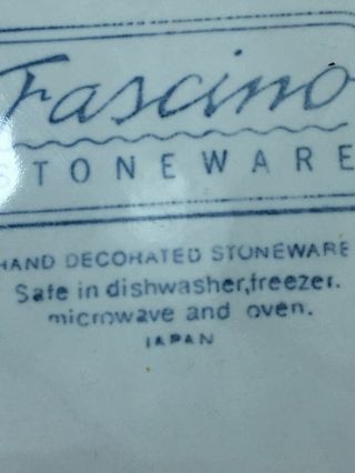 Fascino by Yamaka Stoneware Hand Decorated Japan salad plate 3