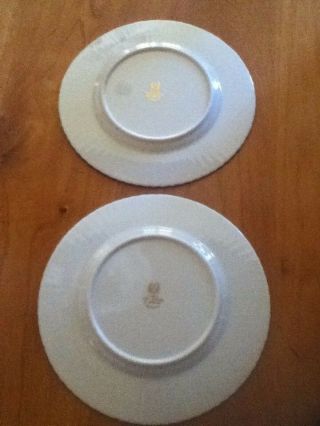 LENOX TEMPLE BLOSSOM SALAD PLATES (2) MADE IN THE USA 5