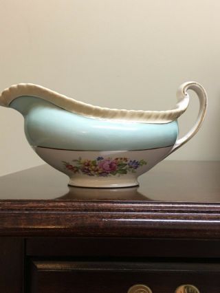 Johnson Brothers Old English Blue Floral Gravy Boat