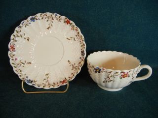 Copeland Spode Wicker Dale Cup And Saucer Set (s)