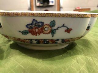 Bernardaud & Co.  France Limoges Pak Hoi Candy Bowl Dish Flowers And Insects