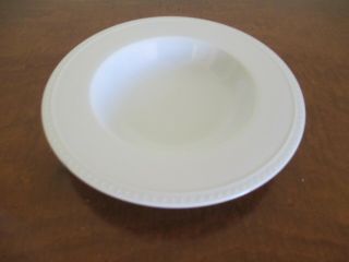 Crate & Barrel,  STACCATO - White Large Rim Soup Bowl (s),  Kathleen Wills,  Japan 3