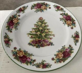 Royal Albert Old Country Roses Christmas Plate