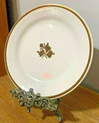 ANTIQUE ALFRED MEAKIN ENGLAND ROYAL IRONSTONE CHINA TEA LEAF PLATE 2