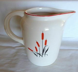 Vintage 1930/40s Cat Tail Pitcher Sears Roebuck & Co.  / Milk Beverage Pitcher