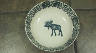 Tienshan Folk Craft Moose Country 6½ " Soup Bowl,  (15) Avail. ,  Euc