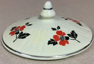 Hall Superior Quality Kitchenware Red Poppy Lid 5 3/4”