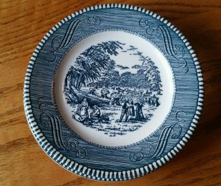 Royal China Currier And Ives Wheat Harvest Bread Side Dessert Plate (s) 6.  5 "