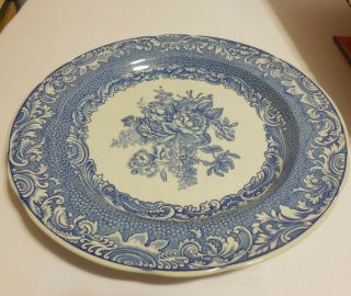 Decorative Plate - The Spode Blue Room Collection; Byron Groups - 10.  5 Inch - England