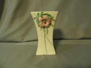 Vintage Mccoy Pottery Blossom Time Vase 6 3/4 " 1940 