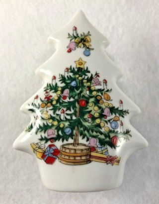 Vintage Lefton Christmas Tree Napkin Holder