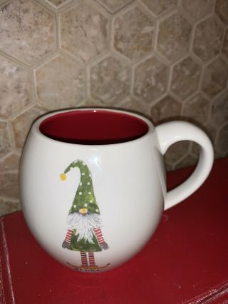 Net Rae Dunn Christmas Gnome “merry” Mug