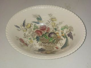 Johnson Brothers Bird Of Paradise 9 " Oval Vegetable Or Serving Bowl