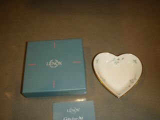 Lenox Rose Manor Heart Shape Trinket Dish