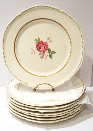 Dolly Madison Dinner Plates By Castleton China - Made In Usa - 10 3/4 Inch Plate