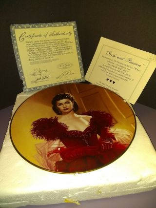 W S George Gone With The Wind China Plate Pride And Passion