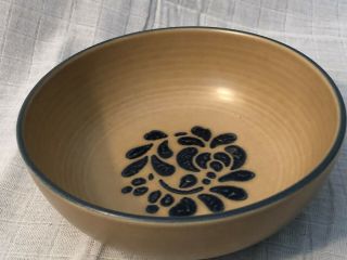 Pfaltzgraff Stoneware Folk Art 7 " Soup/cereal Bowl Usa