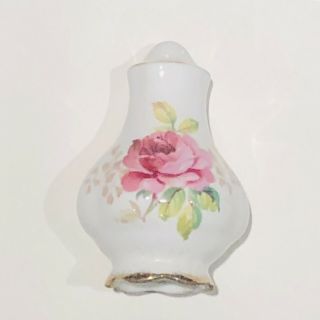 Vintage Royal Albert Bone China “american Beauty” Rose Salt/pepper Shaker